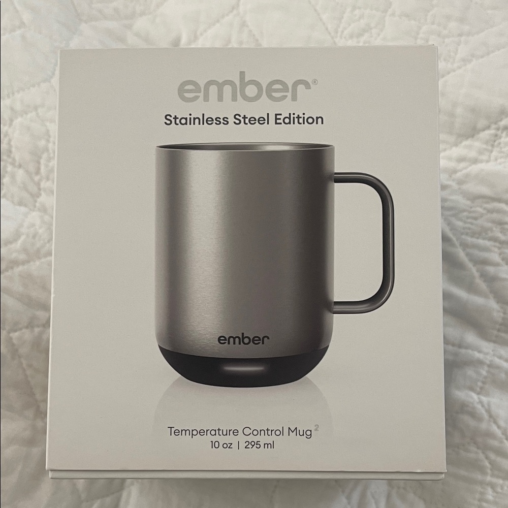 NWT Ember Stainless Steel Temperature Control Mug 10oz
